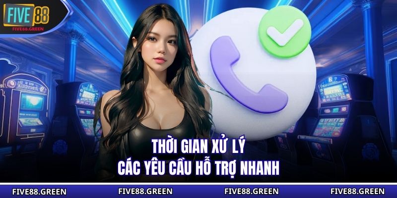 Thời gian xử lý các yêu cầu hỗ trợ nhanh